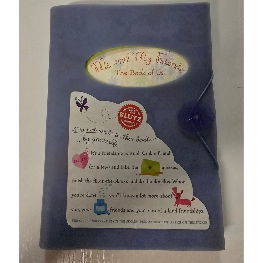 VTG 00's Klutz Me & My Friends The Book of Us Friendship Journal Activity Book